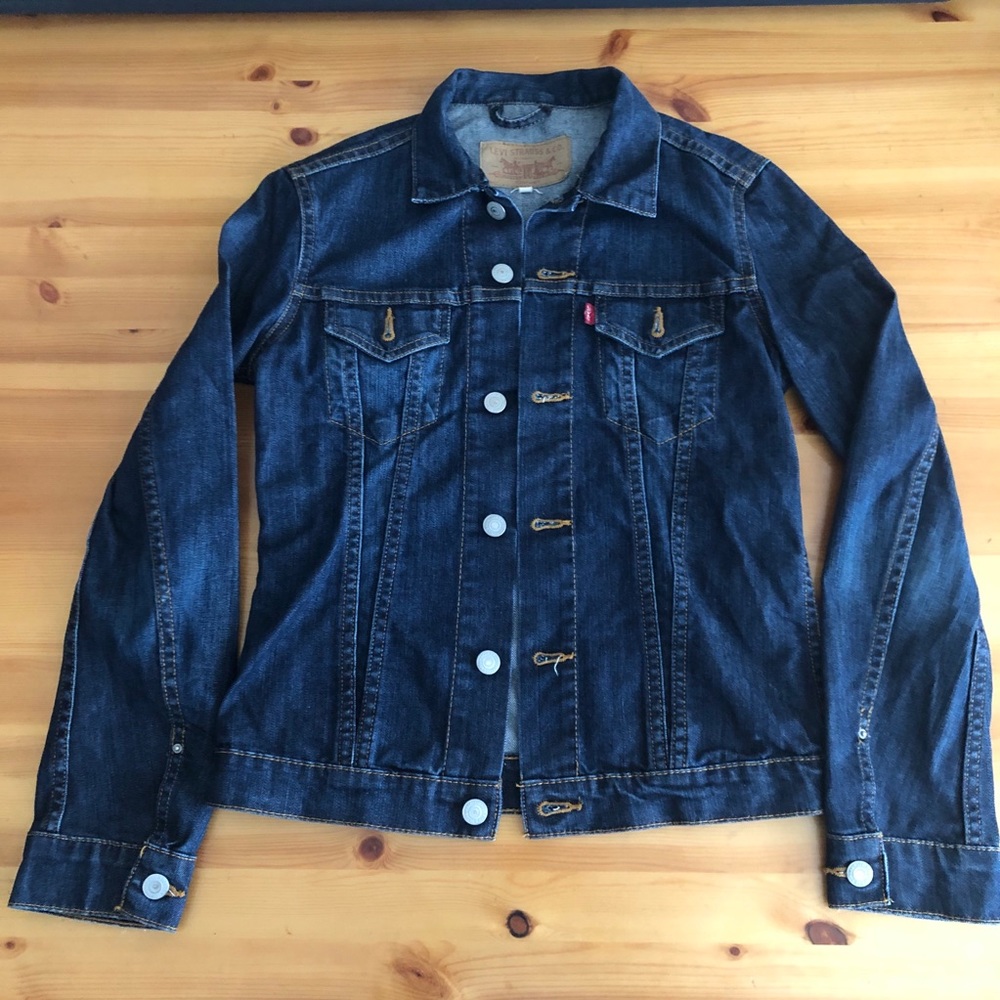 Levi's Denim Jean Jacket Dark Wash Small